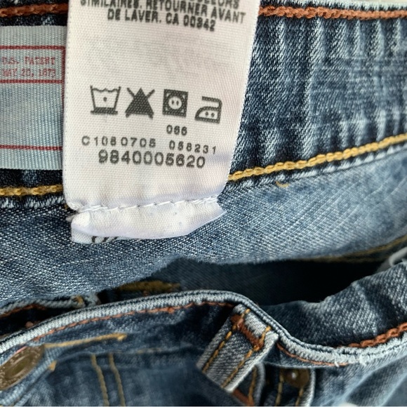 Levi STRAUSS LOW RISE BOOTCUT WOMENS DENIM JEANS SIZE 10 - Picture 9 of 12